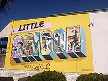 Little Saigon Mural on the corner of Menlo Ave.