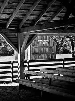 The Little Texas Methodist Tabernacle and Campground was built by black and white settlers of the area. It has been the site of camp meetings since the 1850s.