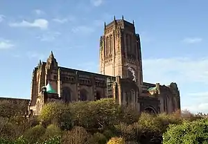 Liverpool Anglican Cathedral(1901–78; Grade I)The UK's largest cathedral