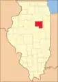 Livingston County at the time of its creation in 1837