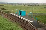 Llandanwg Halt, a design typical of the Cambrian line.  The Great Western opened many such halts between 1923 and 1935 along this line similar to this one.