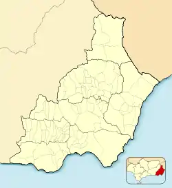 Cóbdar is located in Province of Almería