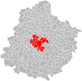 Location within the Sarthe department