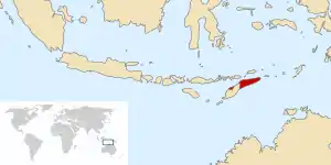 East Timor in South East Asia