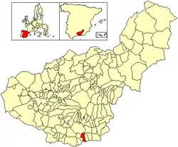 Location of Rubite