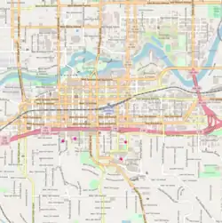 Post Street Electric Substation is located in Spokane riverfront area