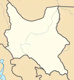 Location of Rodeo Lake Bolivia.