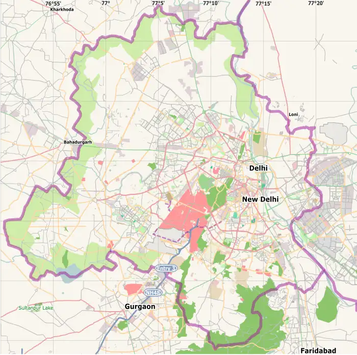 Sanjay Van is located in Delhi