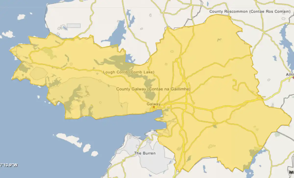 St Thomas's GAA is located in County Galway