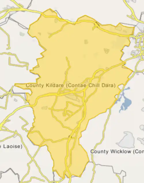 Kildare is located in County Kildare