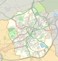 Blackburn is located in Blackburn