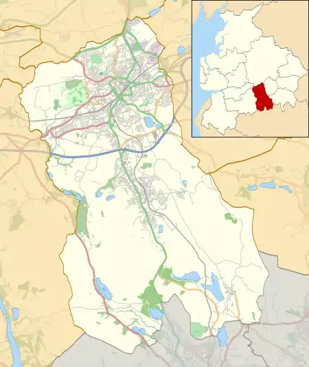 Bank Hey is located in Blackburn with Darwen