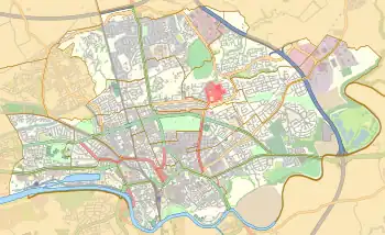 Town Centre ward is located in Preston