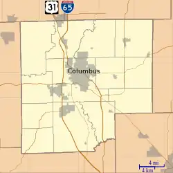 North Columbus is located in Bartholomew County, Indiana