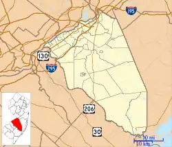 Crosswicks is located in Burlington County, New Jersey