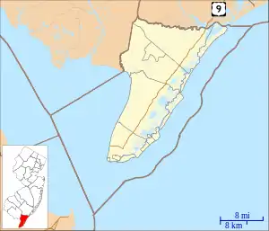 William S. Townsend House is located in Cape May County, New Jersey