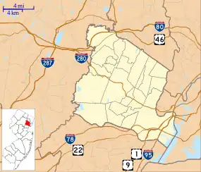 Glencoe (Newark, New Jersey) is located in Essex County, New Jersey