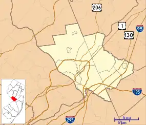 TTN is located in Mercer County, New Jersey