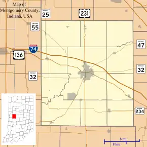 Fiskville is located in Montgomery County, Indiana