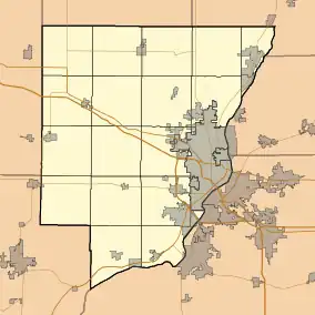 Edelstein is located in Peoria County, Illinois