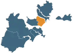 Location of Longhu in Shantou