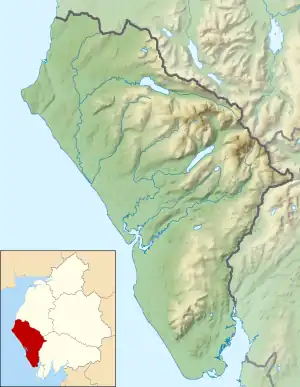 Blake Fell is located in the former Borough of Copeland