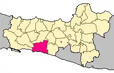 Location within Central Java