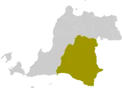 Location within Banten