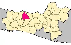 Location within Central Java