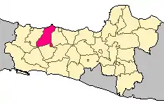 Location within Central Java