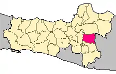 Location within Central Java