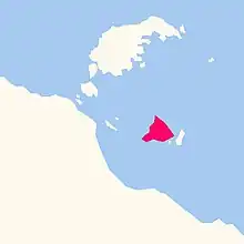 Location of Bentinck Island