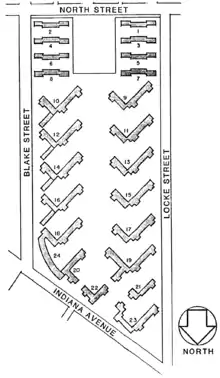 Lockefield Gardens - site plan.