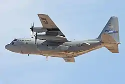 A C-130 Hercules operated by the 700th Airlift Sqn, part of the 94th Airlift Wing based at Dobbins ARB.