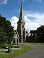 Cemetery twin chapels