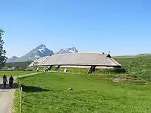 Image 24Reconstruction of a longhouse at Lofoten (from History of Norway)