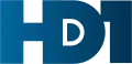 Logo of HD1 (2012–2018).