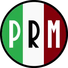 Logo of the Mexican Revolution Party, 1938-1946