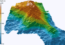 3D map of Kamaʻehuakanaloa