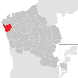 Location within Oberwart district