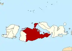 Location within West Nusa Tenggara