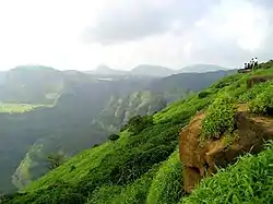 View of Western Ghats in Lonavala