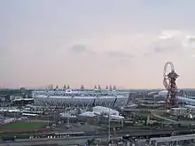 London 2012 Olympic Stadium (with ArcelorMittal Orbit in foreground)