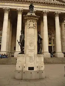 The London Troops war memorial, Royal Exchange, sculpture by Alfred Drury