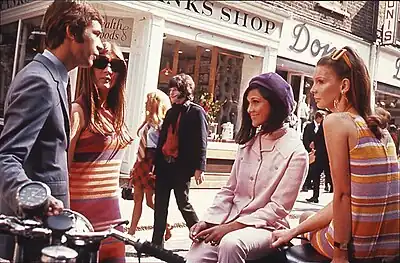 Image 31Young people in Carnaby Street in 1966 (from History of London)