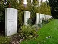 Graves in Lone Tree CWGC Cemetery