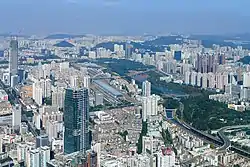 Longgang District in 2017