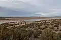 Looking north-northeast over Santa Rosa Lake State Park