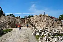 The rubble that was Loon Church after the quake