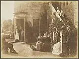 Lord Cockburn (1779-1854) Solicitor General for Scotland and Lord Rector of Glasgow University. He was involved with Hill in establishing the Royal Scottish Academy. He is pictured here at Bonaly Tower in Colinton.